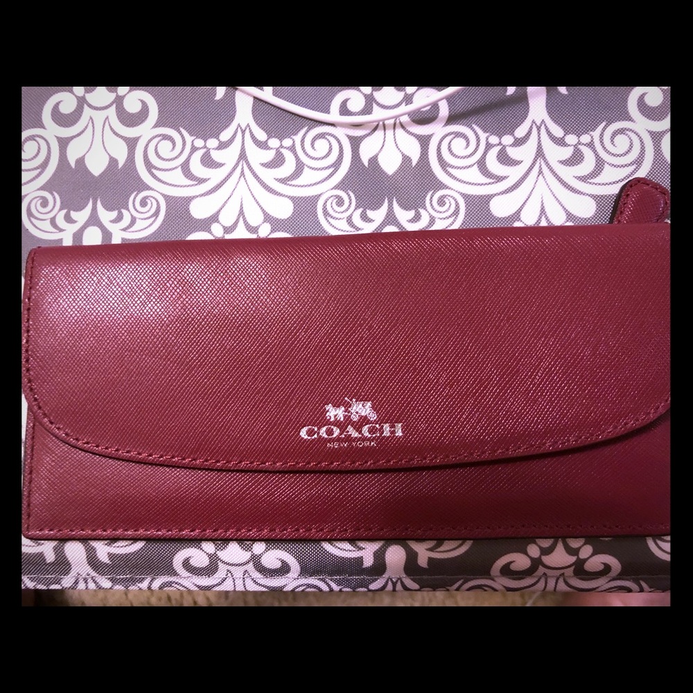 Authentic coach wallet